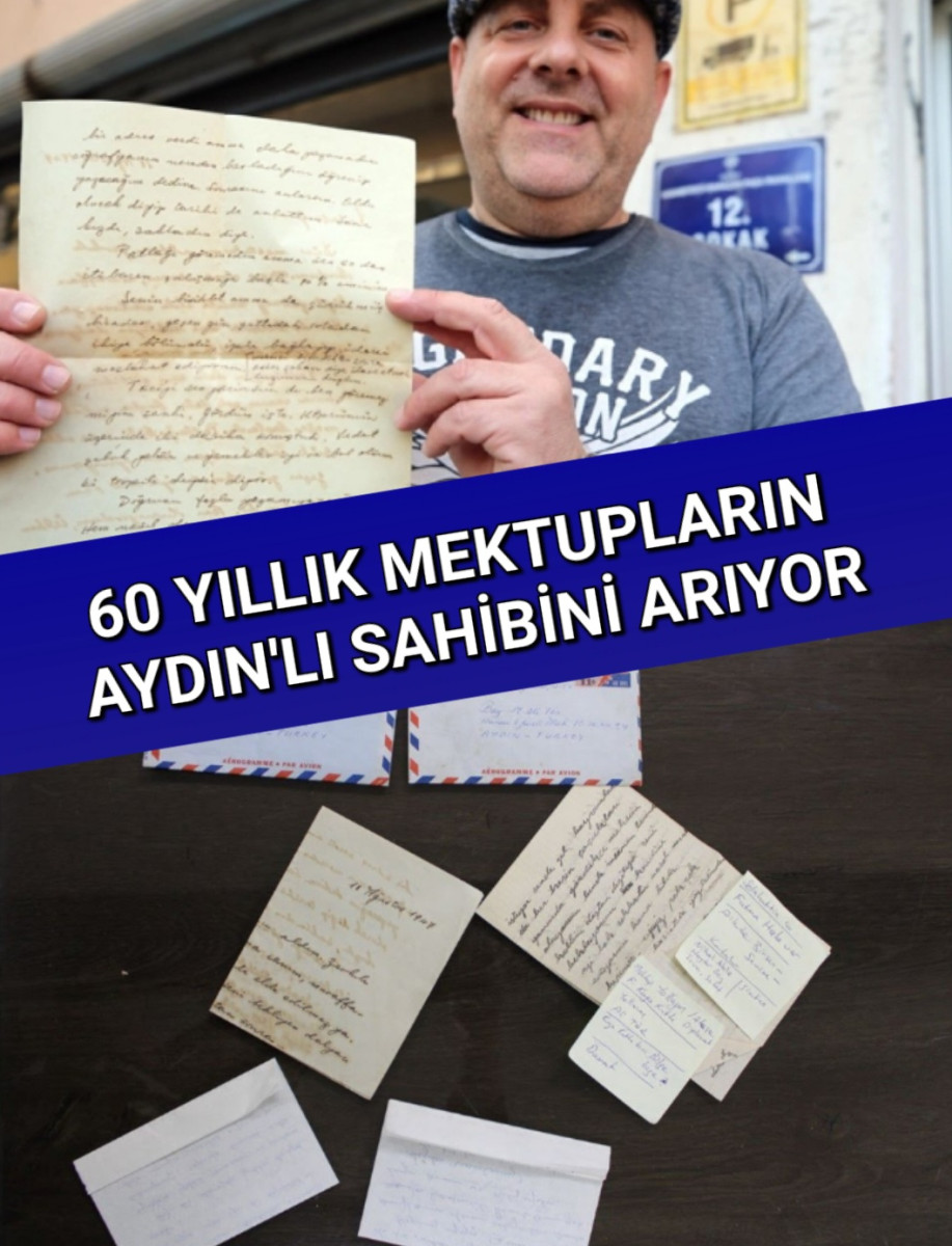 60 YILLIK MEKTUPLARIN AYDIN'LI SAHİBİNİ ARIYOR