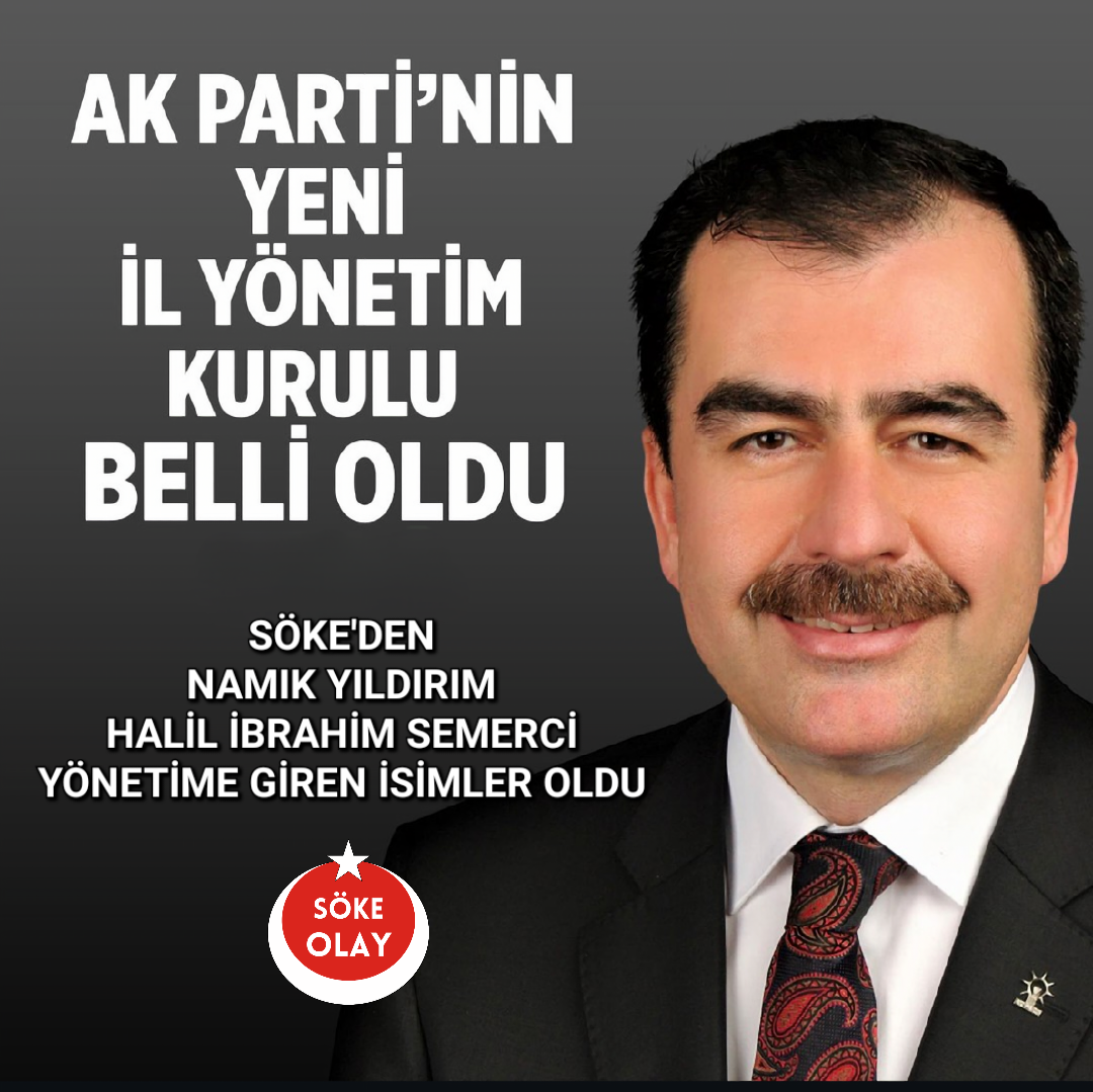 AK PARTİ AYDIN'IN YENİ İL YÖNETİM KURULU BELLİ OLDU 