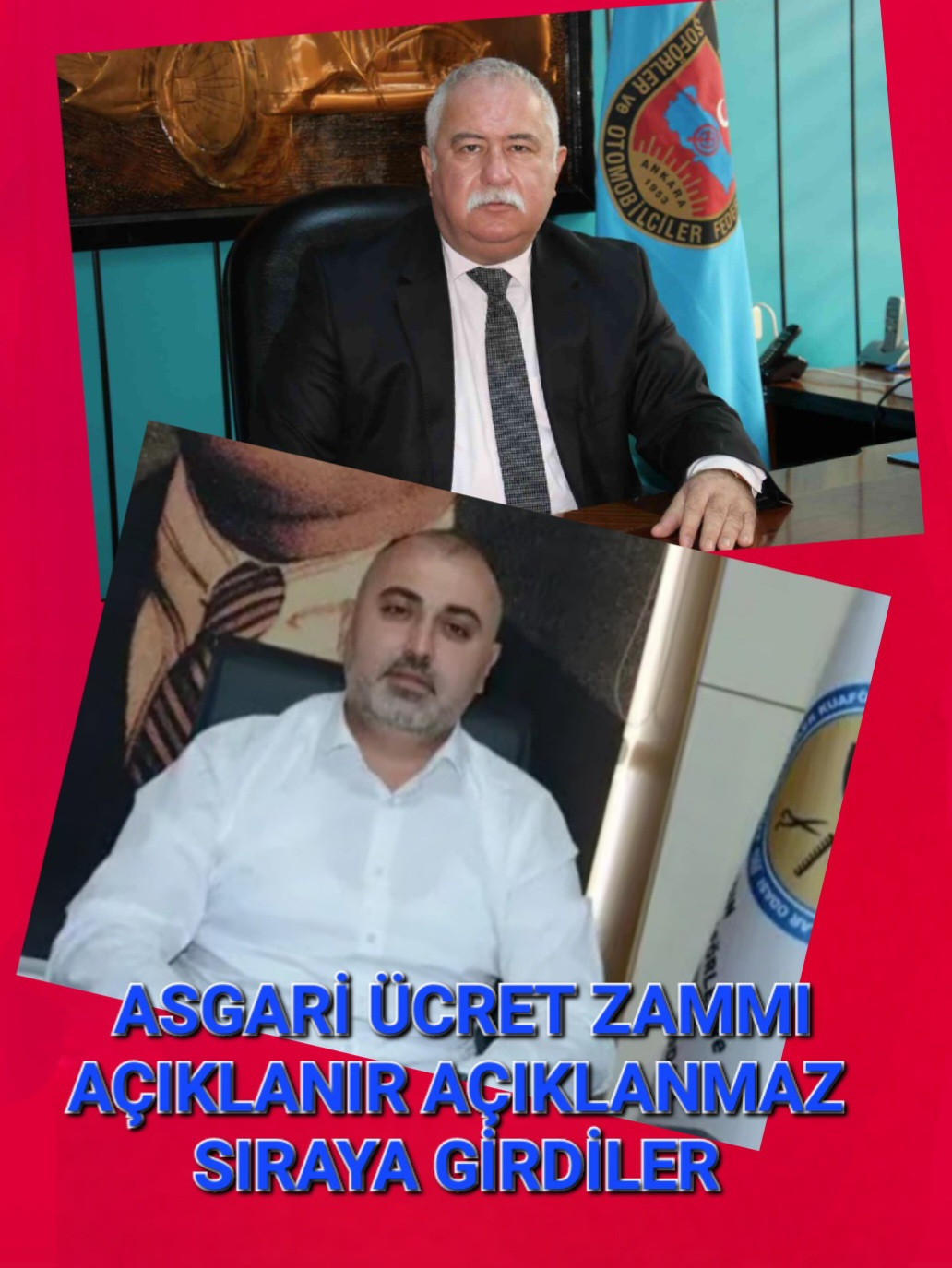 ASGARİ ÜCRET ZAMMI AÇIKLANIR AÇIKLANMAZ SIRAYA GİRDİLER 