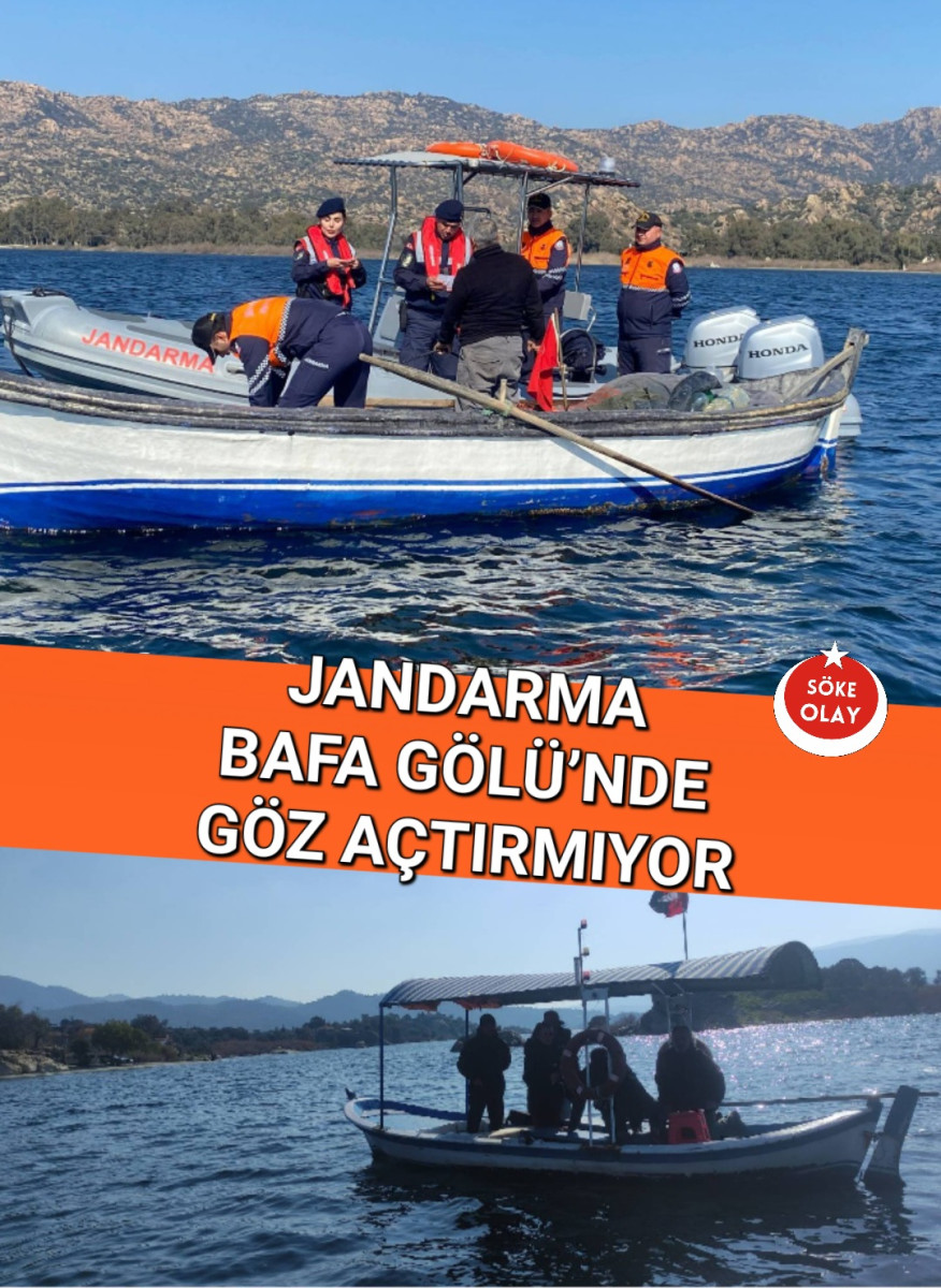 JANDARMA BAFA GÖLÜ’NDE GÖZ AÇTIRMIYOR..! 