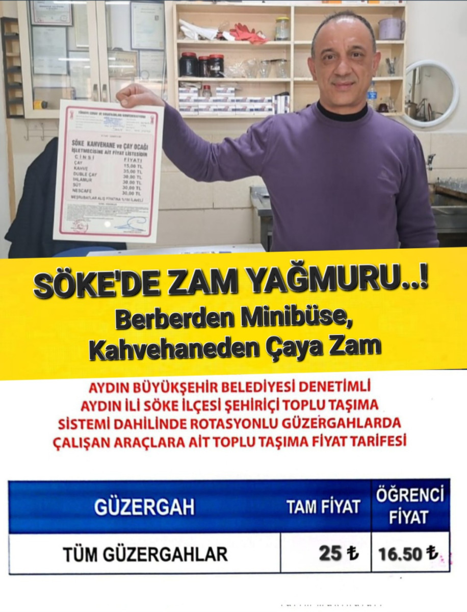  SÖKE'DE ZAM YAĞMURU..! 